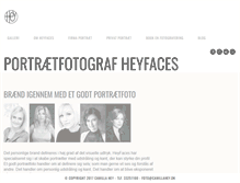 Tablet Screenshot of heyfaces.dk